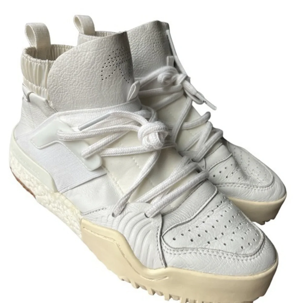 Adidas x Alexander Wang AW Bball Sneakers in Triple White mens size 6